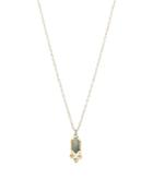 Nadri Venice Pendant Necklace In 18k Gold-plated & Ruthenium-plated Sterling Silver