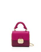 Ted Baker Lady Crystal And Faux-pearl Small Leather Satchel
