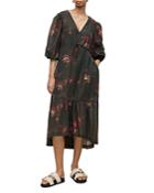 Allsaints Rosi Nila Open Back Dress