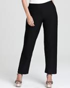 Eileen Fisher Plus System Stretch-crepe Straight Pants