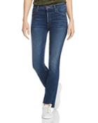 Mother The Insider Crop Step Fray Flared Jeans In Sweet And Sassy