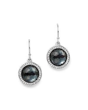 Ippolita Sterling Silver Lollipop Diamond & Hematite Doublet Drop Earrings