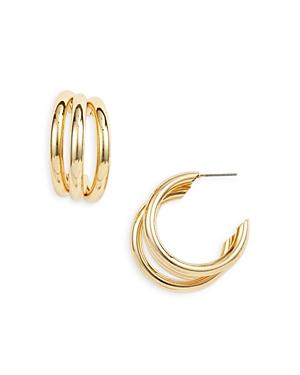 Aqua Triple Row Hoop Earrings - 100% Exclusive