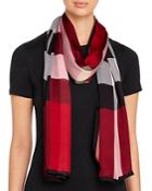 Burberry Silk Check Scarf (44.4% Off) Comparable Value $450
