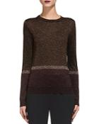 Whistles Color-block Sparkle Sweater