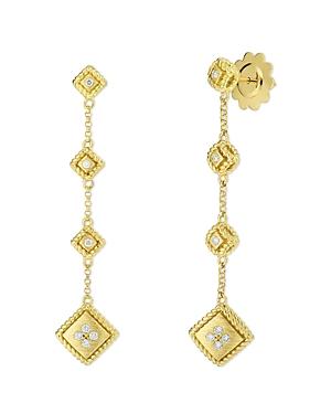 Roberto Coin 18k Yellow Gold Palazzo Ducale Diamond Drop Earrings