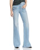 7 For All Mankind Georgia Flare Jeans In Roxy Lights
