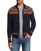 Michael Bastian Fair Isle Zip-front Cardigan Sweater - 100% Exclusive