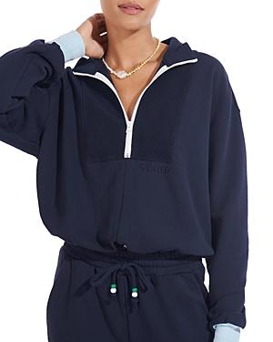 Staud Half Zip Sweatshirt