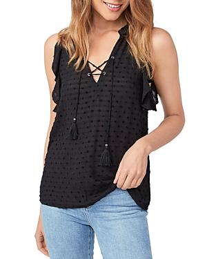 Paige Amala Polka Dot Top