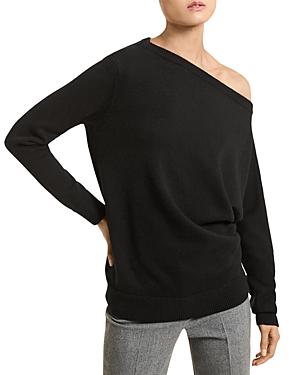 Michael Kors Cashmere Slide Neck Long Sleeve Sweater