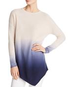 C By Bloomingdale's Asymmetric Dip-dye Cashmere Sweater - 100% Exclusive