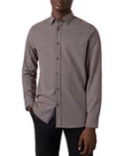 Ted Baker Velos Textured Geo Print Slim Fit Button-down Shirt