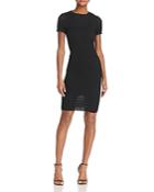 T By Alexander Wang Textured Body-con Dress