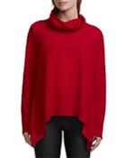 Marc New York Performance Cowl Neck Waffle Knit Top