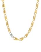 Marco Bicego 18k Yellow & White Gold Legami Diamond Chain Necklace, 17.75