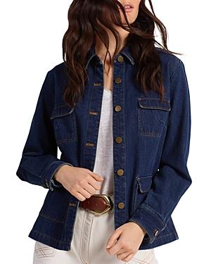 Gerard Darel Noelie Cotton Denim Jacket