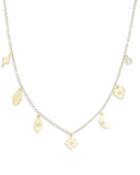 Adina's Jewels Cubic Zirconia Charm Necklace, 14-16