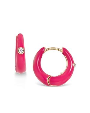 Baublebar Danica Crystal & Color Tapered Huggie Hoop Earrings