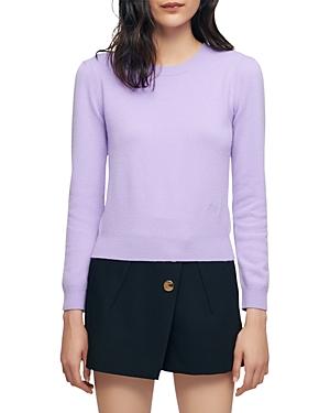 Maje Cashmere Blend Crewneck Sweater