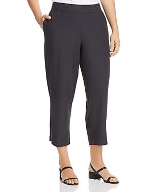 Eileen Fisher Plus Straight-leg Cropped Pants