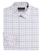 The Men's Store At Bloomingdale's Cotton Stretch Grid Regular Fit Dress Shirt - 100% Exclusive