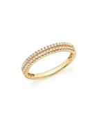 Diamond Double Row Band Ring In 14k Yellow Gold, .25 Ct. T.w. - 100% Exclusive