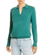 Lblc The Label Collared V Neck Top