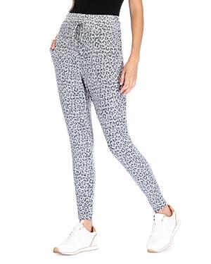 B Collection By Bobeau Brushed Cheetah Print Jogger Pants