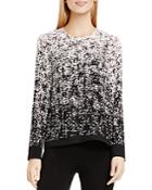 Vince Camuto Shadow Textures Abstract Print Blouse