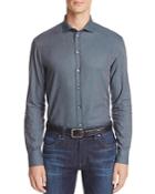 Armani Collezioni Solid Classic Fit Button-down Shirt
