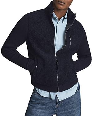 Reiss Zip Front Fleece Jacket