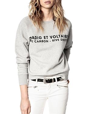 Zadig & Voltaire Zv Address Print Sweatshirt