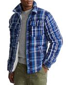 Polo Ralph Lauren Quilted Plaid Fleece Lined Shirt Jacket