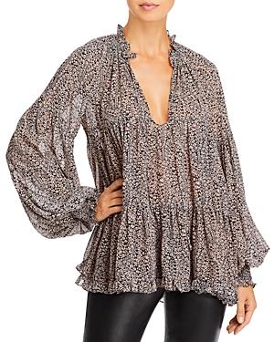 Cinq A Sept Claude Tiered Top