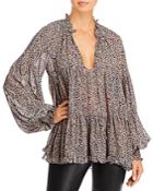 Cinq A Sept Claude Tiered Top