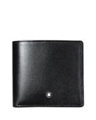 Montblanc Meisterstuck Leather 4 Slot Bi Fold Wallet With Coin Case