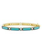 Fredia Rothman Color Theory Baguette Bangle Bracelet