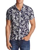 Todd Snyder Convertible Floral Print Regular Fit Button-down Shirt
