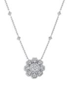 Bloomingdale's Diamond Flower Necklace In 14k White Gold, 1.50 Ct. T.w. - 100% Exclusive