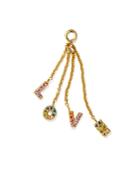 Aqua Rainbow Love Charm In Sterling Silver Or Yellow Gold-plated Sterling Silver - 100% Exclusive