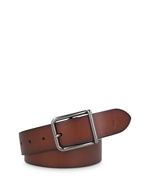 Allsaints Men's Bar Buckle Leather Belt