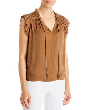 T Tahari Ruffled Blouse