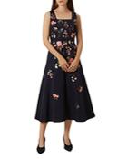 Hobbs London Victoria Posey Embroidered Dress