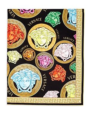 Versace Medusa Medallion Print Silk Scarf