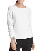 Donna Karan New York Ruched-sleeve Sweatshirt