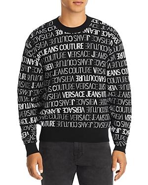 Versace Jeans Couture Cotton Logo Crewneck Sweater