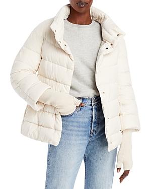 Herno Down Puffer Coat & Fingerless Gloves