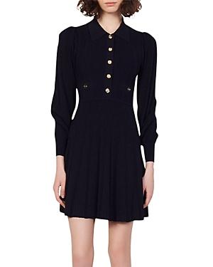 Sandro Lison Short Knit Dress