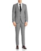 Boss Huge/genius Wool Tonal Plaid Slim Fit Suit